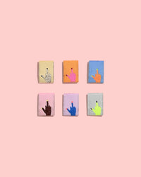 Middle Finger Mini Hands Woven Labels // Kylie + the Machine
