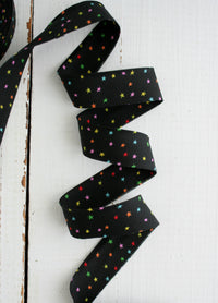 2.5" Bias Quilt Binding // Starry Vivid Rainbow // Bessie Pearl