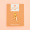 Stork Scissor Zipper Charm // Sarah Hearts