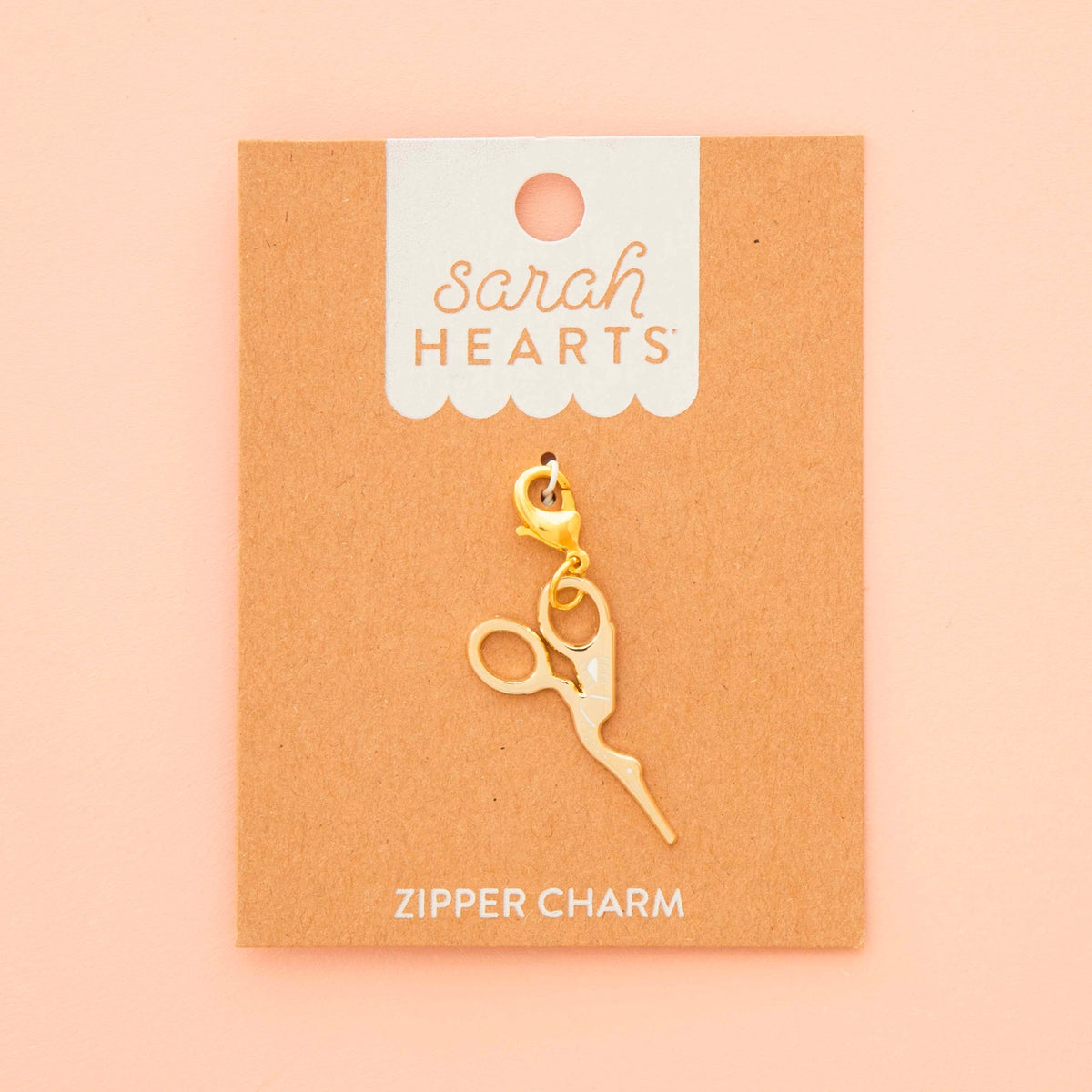 Stork Scissor Zipper Charm // Sarah Hearts