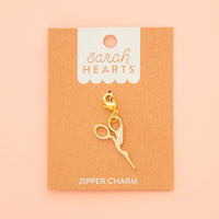 Stork Scissor Zipper Charm // Sarah Hearts