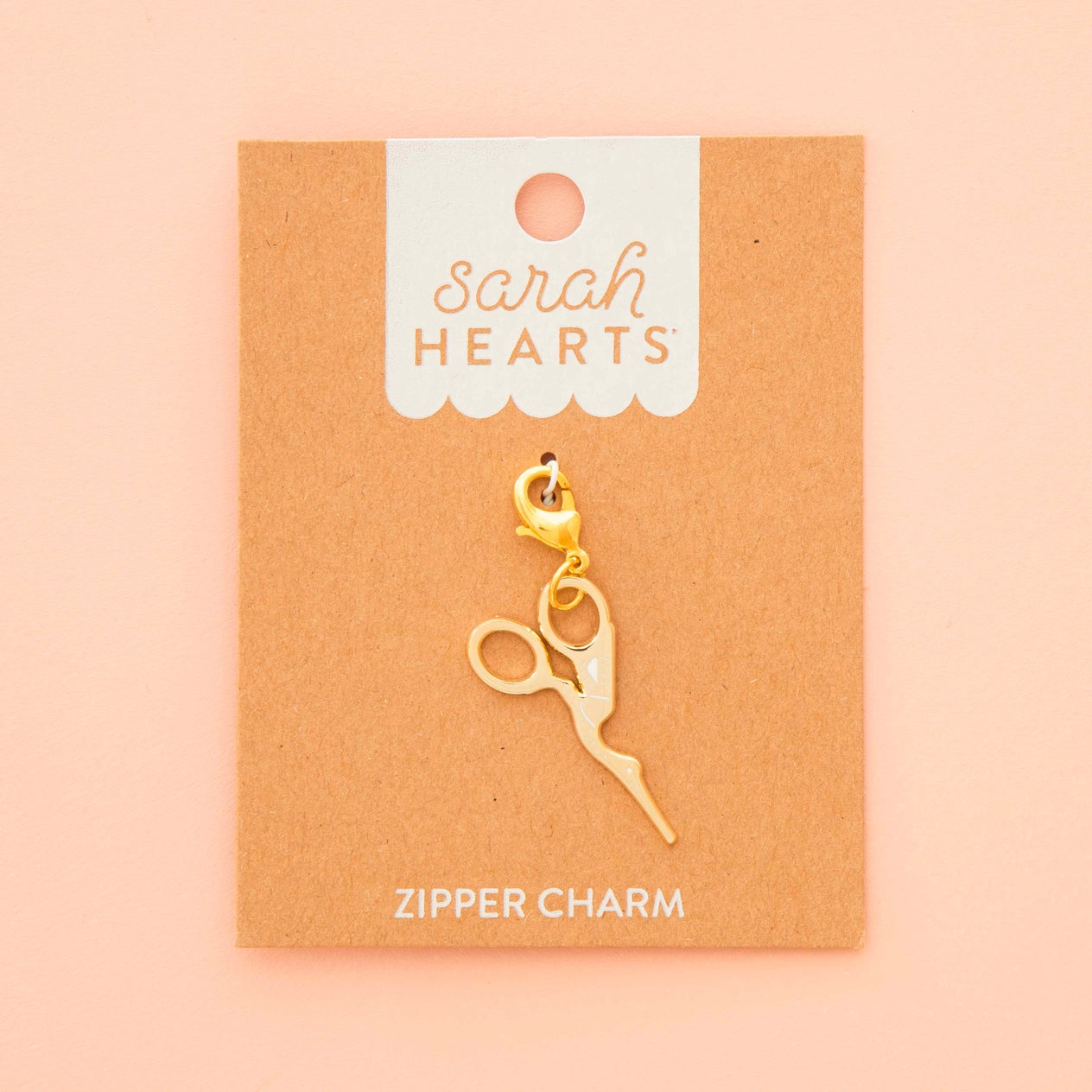 Stork Scissor Zipper Charm // Sarah Hearts