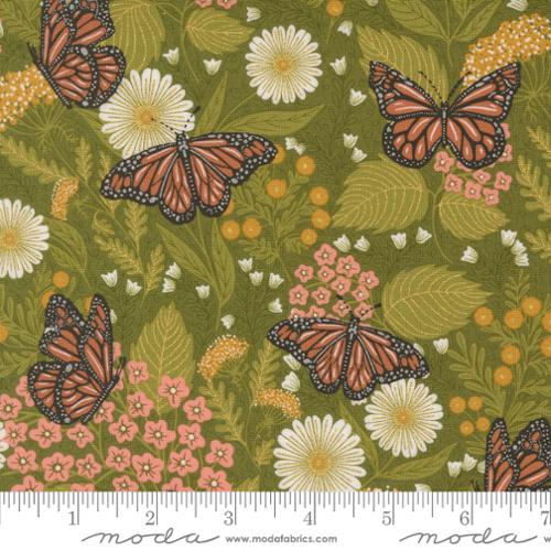 PRE-ORDER Bee Garden // Summer Butterfly - Metallic Ivy // Gingiber