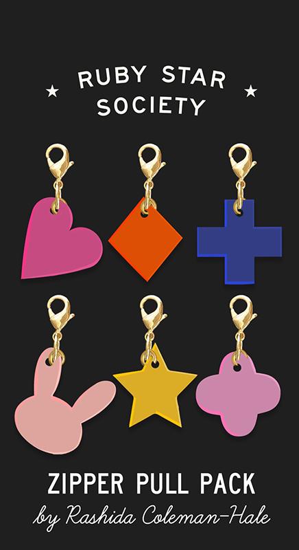 Rashida Zipper Pulls - 6 Count // Ruby Star Society