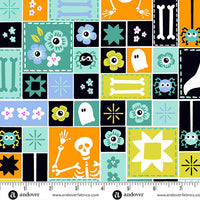 Ghostly Garden // Sew Spooky - Aqua // KP Creates