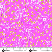 Ghostly Garden // Web and Bloom - Pink // KP Creates