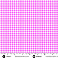 Ghostly Garden // Bitty Gingham - Pink // KP Creates