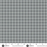 Ghostly Garden // Bitty Gingham - Black // KP Creates