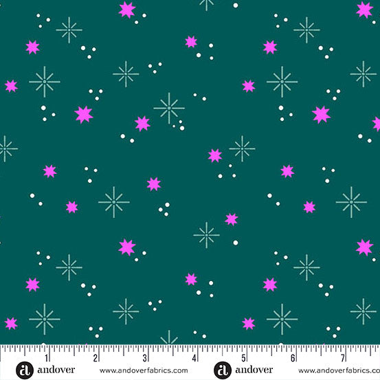 Ghostly Garden // Stardust - Teal // KP Creates
