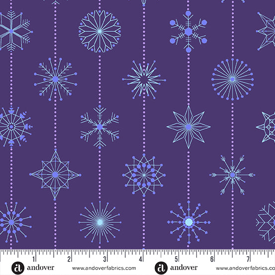 PRE-ORDER Deco Frost// Snowflakes - Winter Plum // Giucy Giuce