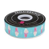 1 1/4" Best Day - Ice Cream in Turquoise // Melody Miller