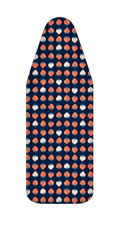 Strawberry Wide Ironing Board Cover - Navy // Ruby Star Society