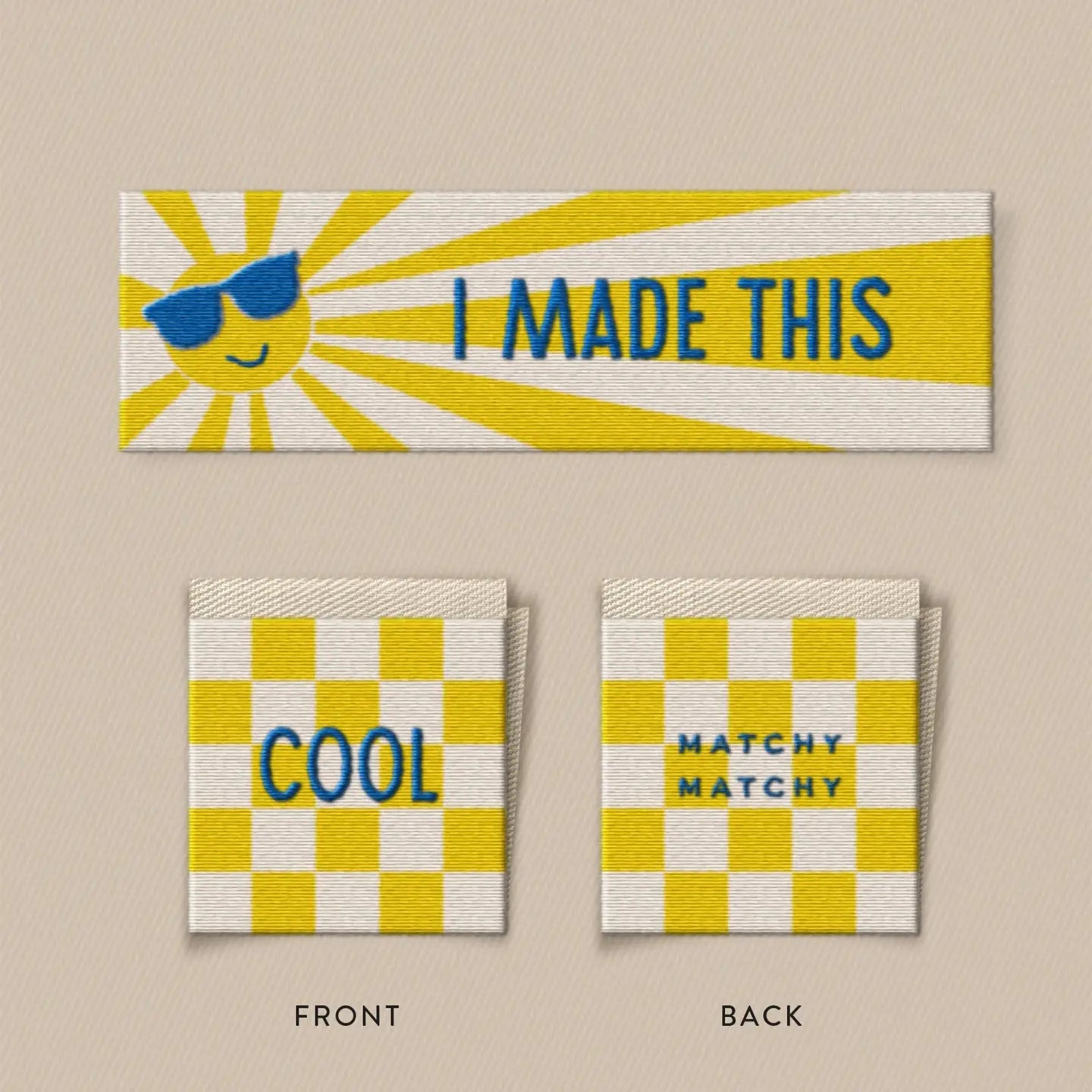 So Cool Labels // Matchy Matchy Sewing Club