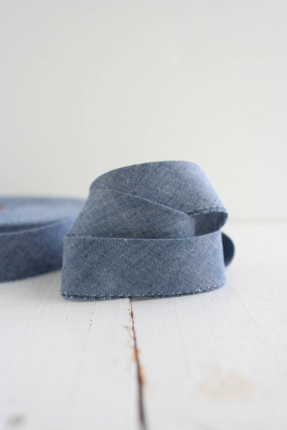 2.5" Bias Quilt Binding // Chambray Indigo