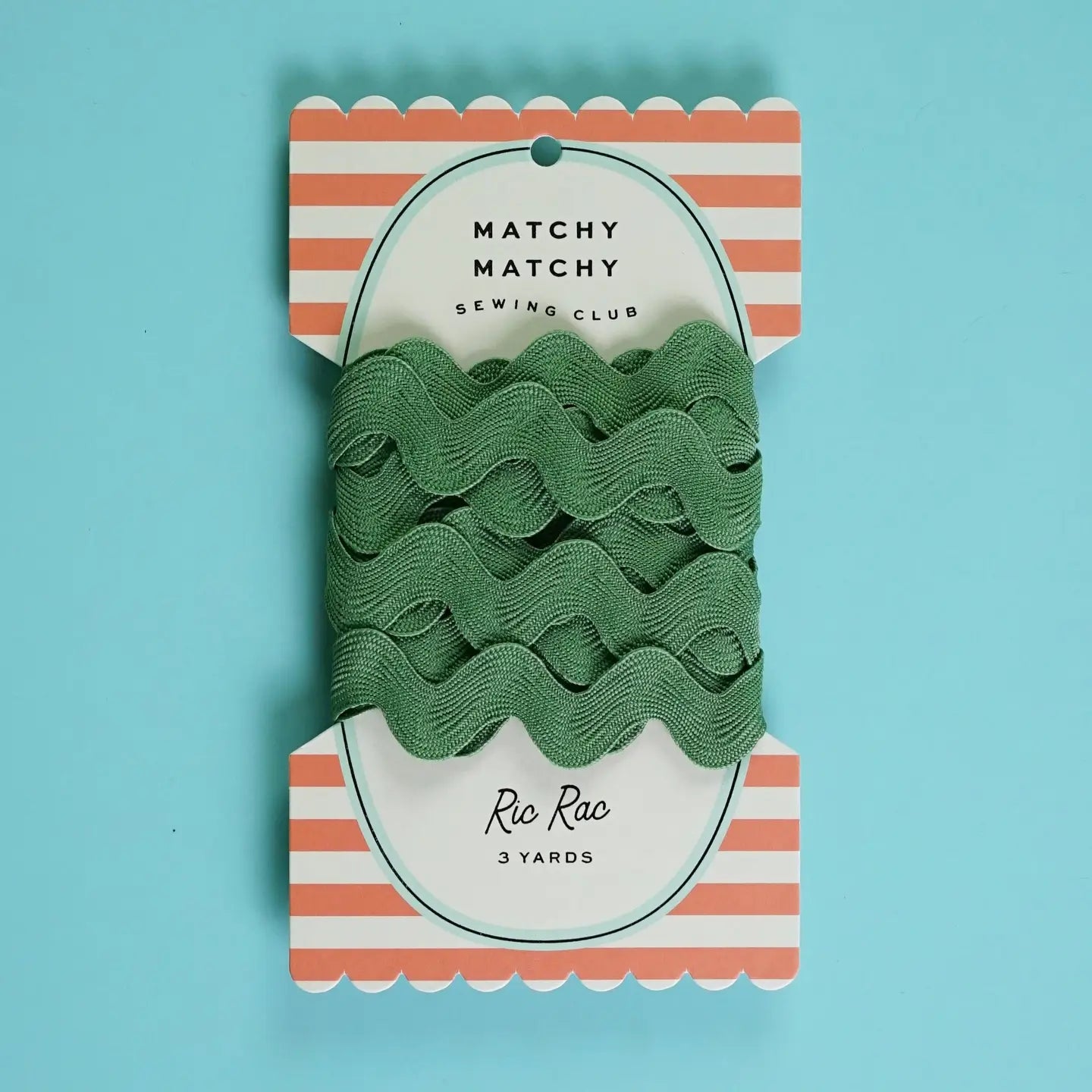 Jungle Gym Big Ric Rac - 3 yards by Matchy Matchy Sewing Club