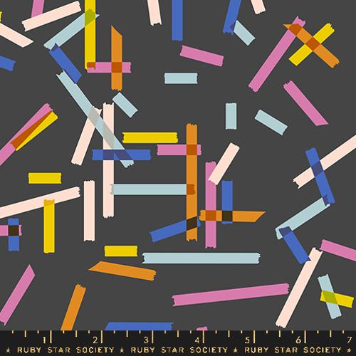 .75 YARD Salutations // Washi - Soft Black // Rashida Coleman-Hale