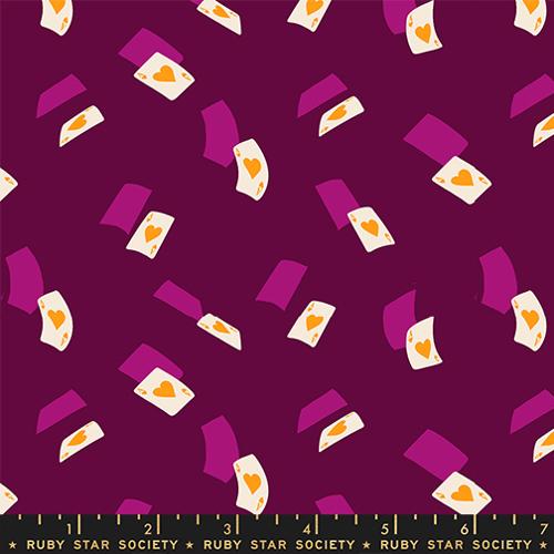 PRE-ORDER Hello Alice // Falling Aces - Purple Velvet // Sarah Watts