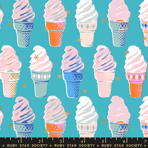 PRE-ORDER Best Day Ever // Ice Cream - Turquoise Metallic // Melody Miller