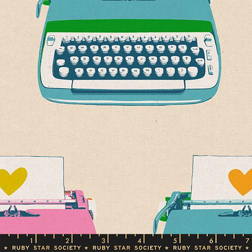 PRE-ORDER CANVAS Best Day Ever // Typewriters - Natural // Melody Miller
