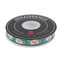 5/8" Teacups Ribbon // Melody Miller // Renaissance Ribbons