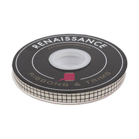 3/8" Grid Ribbon // Kimberly Kight // Renaissance Ribbons