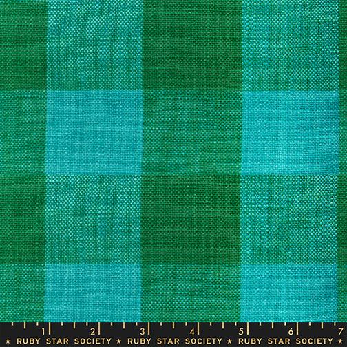 PRE-ORDER Sunshine TOWELING  // Checker - Turquoise // Alexia Abegg