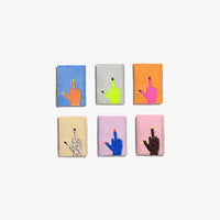 Middle Finger Mini Hands Woven Labels // Kylie + the Machine