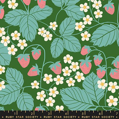 PRE-ORDER Reimagined Landscapes // Strawberry Field - Green // Jen Hewett