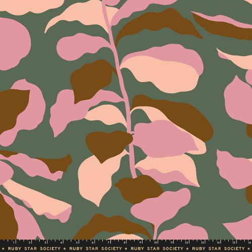 PRE-ORDER 108" WIDEBACK Calathea // Fiddle Leaf - Deep Moss // Ruby Star Society