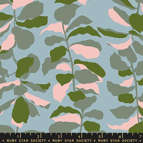 PRE-ORDER Calathea // Fiddle Leaf - Soft Blue // Ruby Star Society
