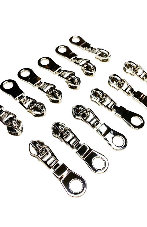 Nickel Zipper Pulls - 6ct. // Sassafras Lane