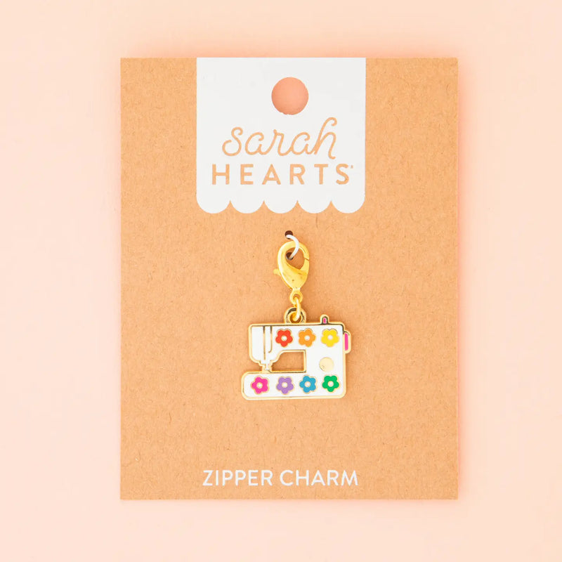 Sewing Machine Zipper Charm // Sarah Hearts