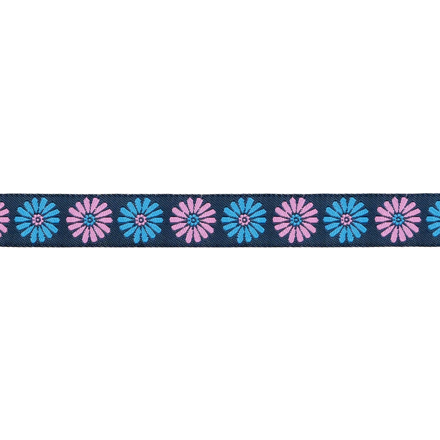 5/8" Vintage Flower in Navy // Melody Miller