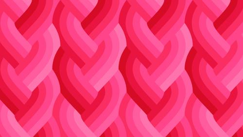 PRE-ORDER Echo // Braid - Dark Pink Ombre // Emily Van Hoff