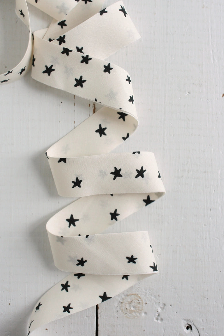 2.5" Bias Quilt Binding // Starry Natural // Bessie Pearl