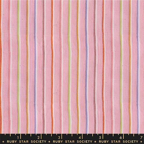 PRE-ORDER Warp & Weft Mystic Fable Wovens // Sketch Stripe - Rosebud // Alexia Abegg