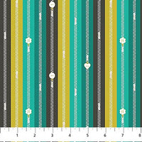 Bits & Bobs // Zippers - Teal // Sarah Hearts