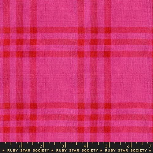 PRE-ORDER Warp & Weft Mystic Fable Wovens // Horizon Plaid - Pink // Alexia Abegg