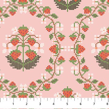 PRE-ORDER Once Upon a Charm // Cross Stitch - Pink  // Josephine Kimberling