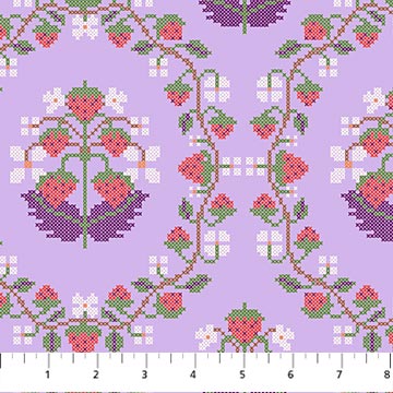 PRE-ORDER Once Upon a Charm // Cross Stitch - Purple  // Josephine Kimberling
