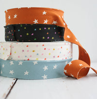 2.5" Bias Quilt Binding // Starry Vivid Rainbow // Bessie Pearl