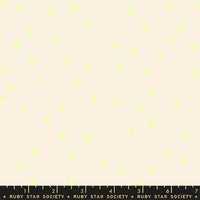 .25 YARD Freaky Familiars // Starry - Neon Yellow // Ruby Star Society
