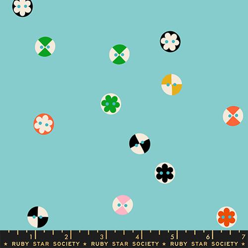 PRE-ORDER 1-800 Notion // Buttons - Cloudless // Ruby Star Society