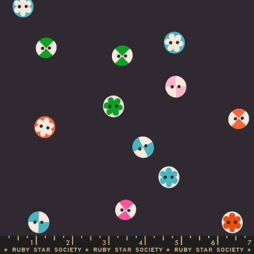 PRE-ORDER 1-800 Notion // Buttons - Soft Black // Ruby Star Society