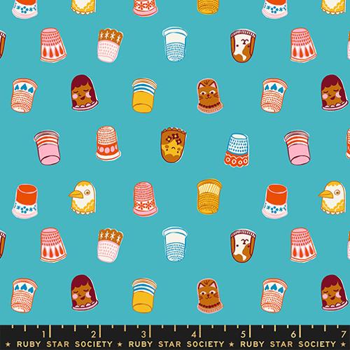 PRE-ORDER 1-800 Notion // Thimbles - Turquoise // Ruby Star Society