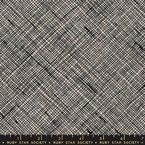 PRE-ORDER CANVAS Memento // Crosshatch - Black // Carolyn Friedlander