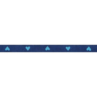 3/8"  Hearts in Bright Blue // Melody Miller