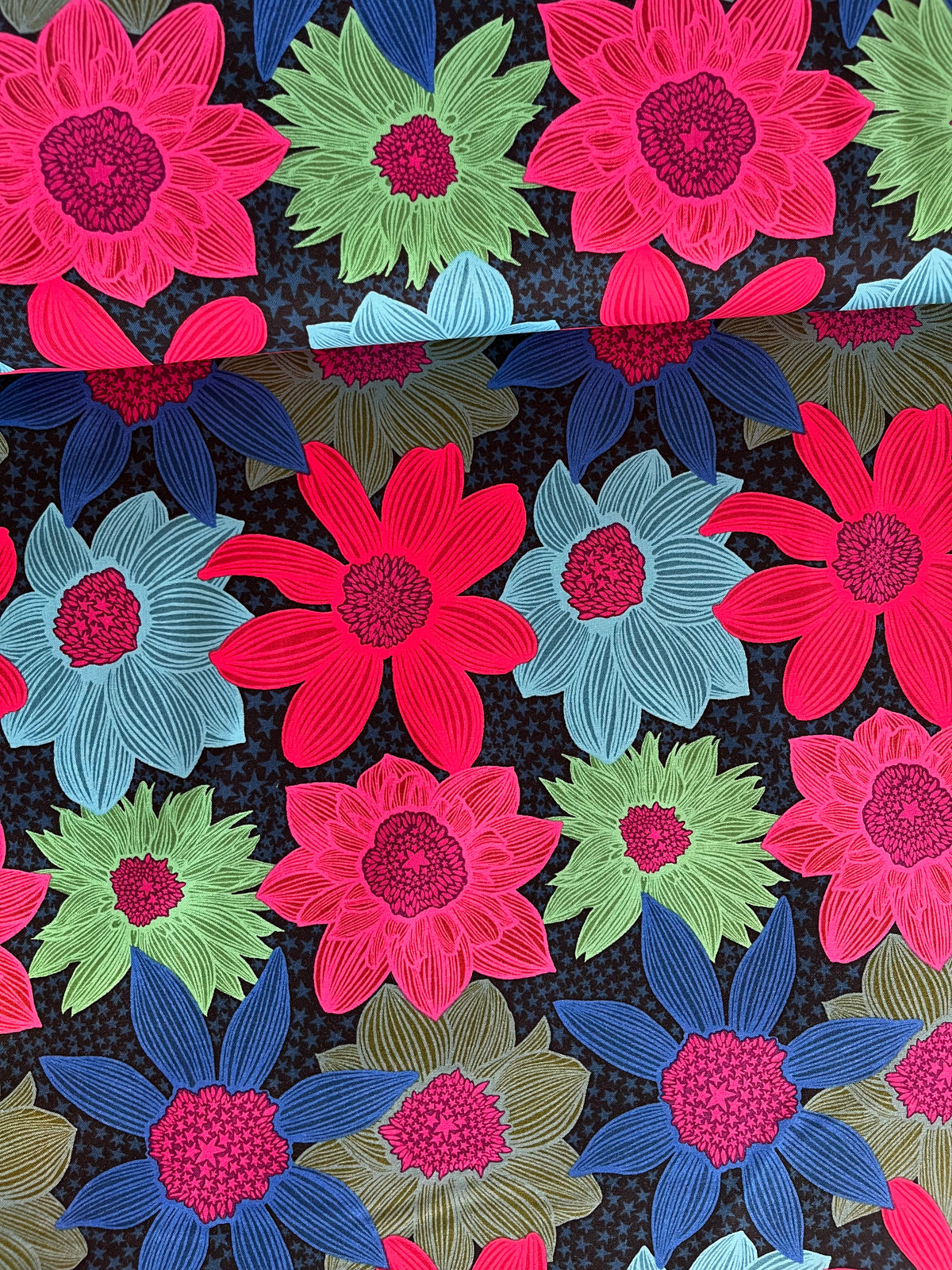 Jumpstart // Stars & Stripes - Navy // Anna Maria Textiles