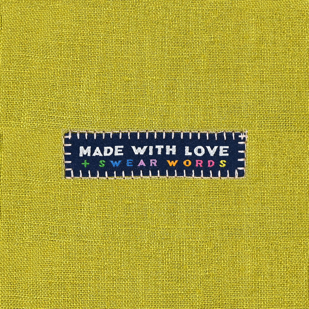 Made With Love & Swear Words Woven Labels // Kylie + the Machine
