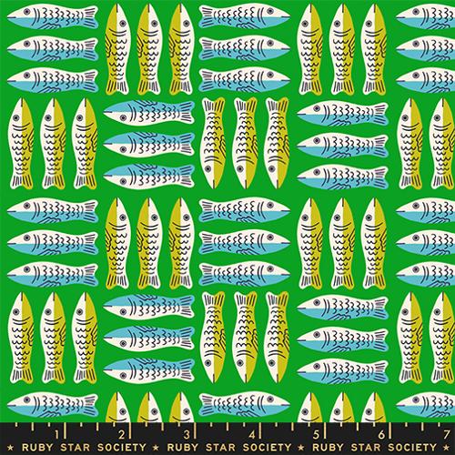 PRE-ORDER 1-800 Calico // Little Sardines - Verdant // Alexia Abegg